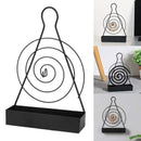 Mosquito Coil Holder - Iron Nordic Hanging Incense Burner Holder - Black Newly