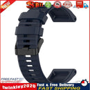 Silicone Watch Strap Bracelet for Garmin Fenix 6X/Fenix 6X Pro (Navy Blue) Newly