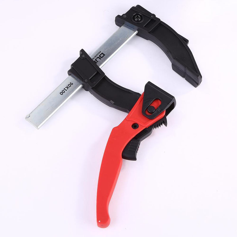DURATEC Ratchet F Clamp Woodworking Clamp Quick Grip Wood Clip (DT64090100)