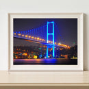 Night Bridge Oil Painting By Numbers DIY Acrylic Canvas Hand Painted Home Decor