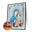 DIY Religion Goddess Part Drill Special Shape Diamond Painting Kit (Y102) Newly