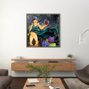 Handmade DIY Full Round Drill Diamond Painting 5D Busty Woman Poster Kit