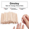 Exfoliating Nail Cuticle Pusher Pedicure Pusher Orange Wood Sticks Dual-ended