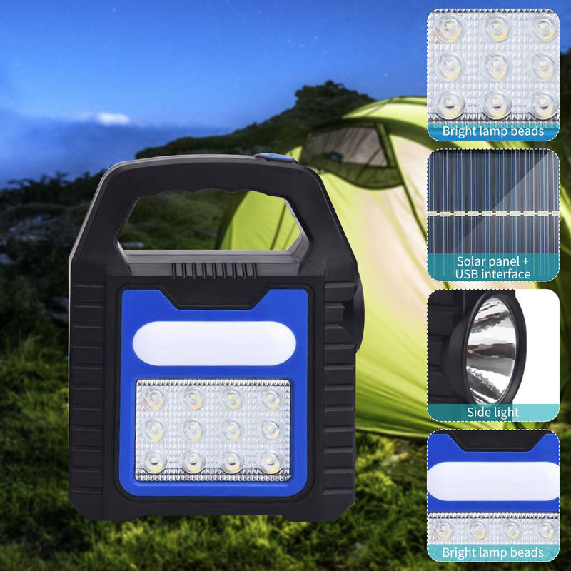 Portable Mini Solar Flashlight - Suitable for Night Camping Fishing Cycling