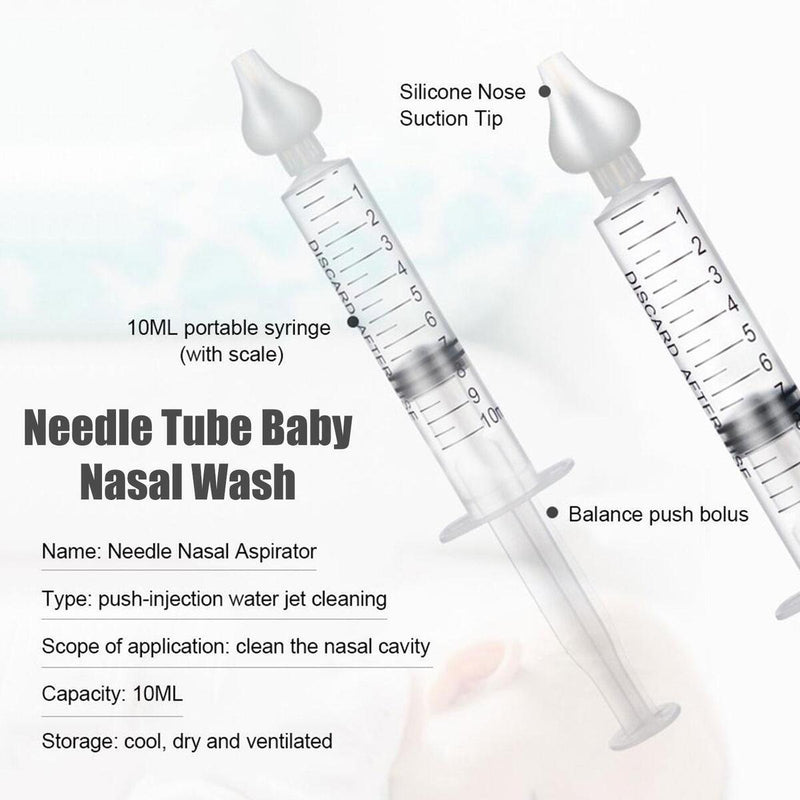 Baby Cleaner Nasal Aspirator Nursing 10ML Children's Nose Syringe Nasal J7D9