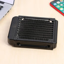 120mm Aluminum Computer Radiator Cooler 10 Tubes CPU Heat Sink Exchanger Newly