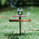 #A Swante Mosquitoes Coil Holder Wood Tray Incense Plate Tray Incense Burner Hol