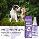 Lavender Oil Dog Deodorizer Spray Long Lasting for Puppies Cats Perfume Spr