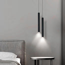 Minimalist Chandelier Lights Home Bedroom Bedside Ceiling LED Lamp (White)