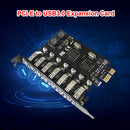 7 Ports USB 3.0 PCI-E Expansion Card High Speed HUB Adapter PCI Express Extender