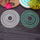 4pcs Metal Cutting Dies Stencil for DIY Scrapbooking Photo (Round Butterfly