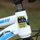 4pcs Bicycle Reflective Stickers Do Not Touch My Bike MTB Frame Stickers