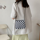 Fashion Women Printing Crossbody Shoulder Bag Casual Small Handbags (Plaid)