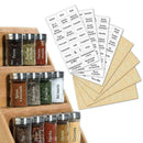 8 Sheets 208 PCS Creative Transparent Waterproof Spice/ P6D0 Labels Herb B8B8