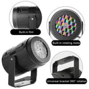Outdoor Indoor Party Decor LED Lamp Projection Lamp Rotating Snowflake Light