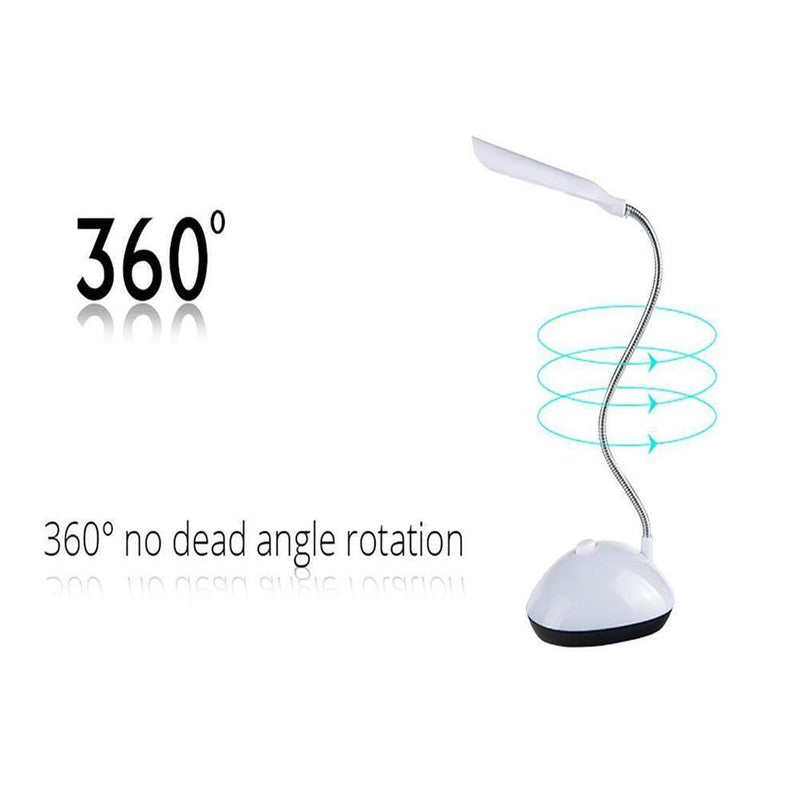 Creative Foldable Table Night Lamp 4000K Eye Protective Kids Reading Book Light