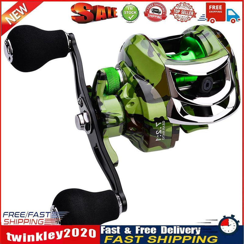 DW125 Baitcasting Reel 10kg Max Drag 18+1 BBs Fishing Reel (Right Hand) Newly