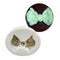 Puffy Bow Silicone Molds Forms Mousse Dessert Tie Shape N1R2 6*5.2*1.7cm O8E5