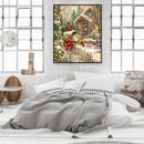 Full Cross Stitch Handcraft 11CT Stamped Postbox Needlework DIY Home Ornament