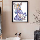 Full Drill Mosaic Rhinestone Picture DIY Elegant Princess 5D Diamond Painting