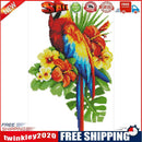 Partial Embroidery Set Needlework Cross Stitch Kit 14CT 2 Strands Parrot