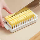 Butter Cutting Storage Box Cheese Slicer Tray w/ Lid Keeper Food Container Newly