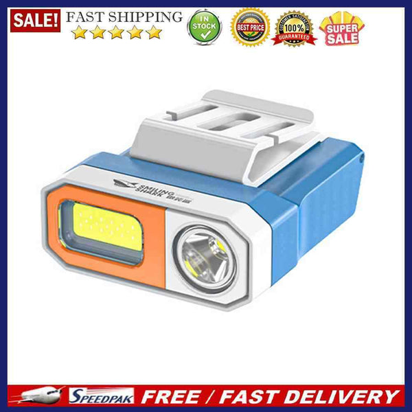 Clip-on Baseball Cap Running Camping Torch Waterproof COB LED Sensor Headlamp