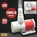 Red Color Garden Solar Power Water Pump Fountain Pool Submersible Fish Pond