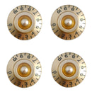 4pcs Electric Guitar Potentiometer Cap Guitar Volume Tone Knob Button for EPI