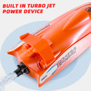 Flytec V009 RC Boat Waterproof 2.4GHz 30km/h Ship with Battery (Orange)
