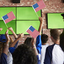 Mini Handheld Flags Diamond Painting National Flag with Pole (America) Newly