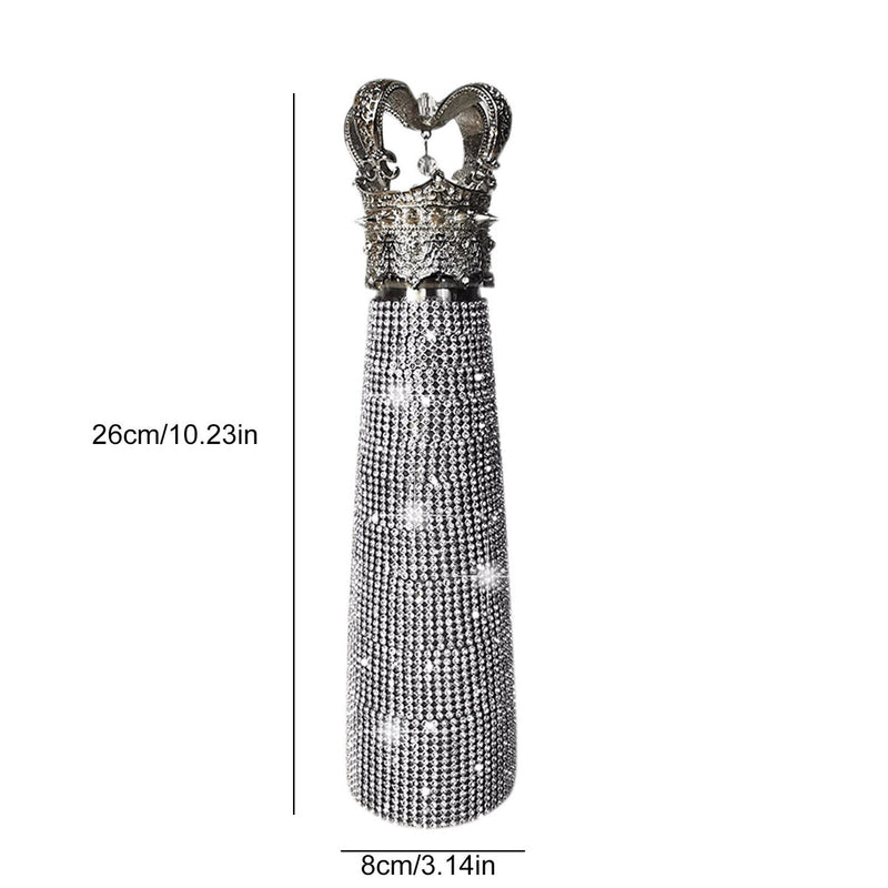 500ml Diamond Crown Diamond Bottle Portable Diamond Cup Sparkling Gift for