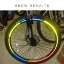 Bike Bicycle Cycling Motorcycle Wheel Tire Tyre Reflective Stickers(Red) Newly