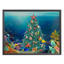 Ocean Xmas Tree Full Cross Stitch 11CT Counted Cotton Handmade Needlework