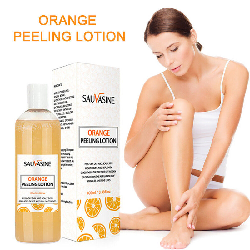 100ml Orange Peeling Lotion Remove Armpit Dark Skin Exfoliating Whitening