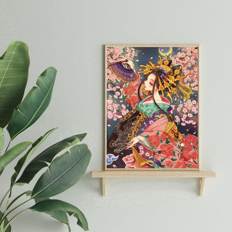 Digital Paint Person Painted By Numbers On Canvas Decor