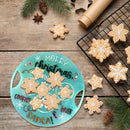 #A Silicone Tray Epoxy Mold with Handle DIY Tray Mould Christmas for Children Gi