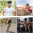 Cycling Running Men Sports Headband Elastic Fitness Headband Pure Color