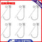 6pcs/Lot Mushroom Head Bass Fishing Hooks for Soft Bait Stainless Steel Hook