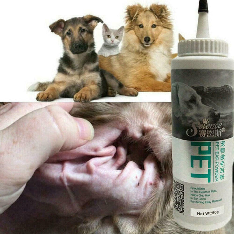 Pet Ear Powder For Dogs and Cats Pet Ear Health Care Hair to NICE Remove H0U5