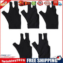 5pcs Snooker Billiard Gloves Three 3 Finger Left Hand Gloves for Men Women