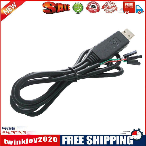 PL2303HX USB to UART TTL RS232 Upgrade Module 1m/3.3ft Download Cable Wire