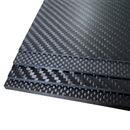75x125mm 3K Carbon Fiber Plate Panel Sheets DIY Composite Material (0.5mm)