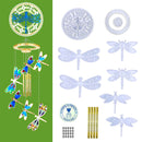 Flexible Silicone Mold Set Dragonfly Mold with Craft Supplies for Decors Newly