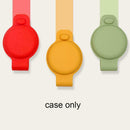 1xCase For AirTag Leather Cover Key Ring Tracker Keychain AirTag HOT J6V0