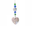 Crystal Glass Clear Chandelier Pendant Faceted Prism Part Hanging Decor (E)
