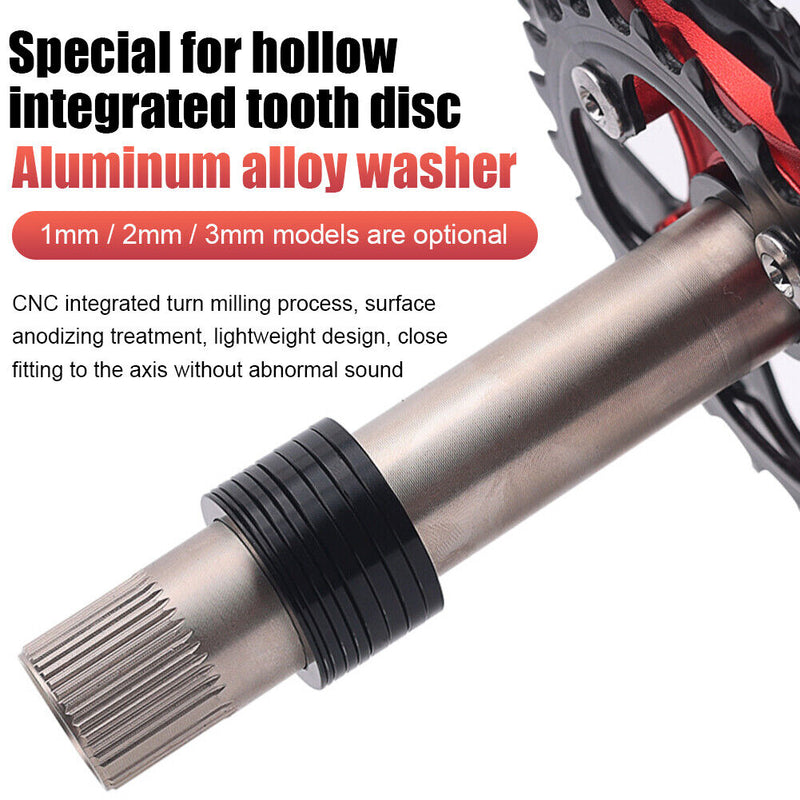 Bicycle Crankset Washers Aluminum Alloy Bike Crank Spacers Cycling Accessories