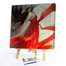20X20cm Frameless Oil Paint By Numbers DIY Painting (Dancing Girl In Red)