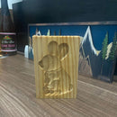 Wooden Cookie Mold Gingerbread Biscuit Embossing Baking Tool (E Rabbit 2)