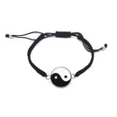 Leather Bracelet Yin Yang Exotic Trendy Jewelry Tai-chi Symbol Tao Bracelet